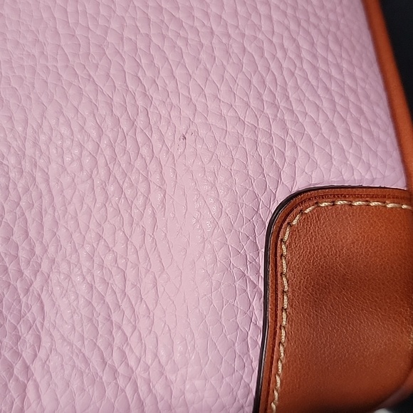 EUC Barbie pink💕Pebble Grain Dooney & Bourke shoulder bag - Picture 13 of 14